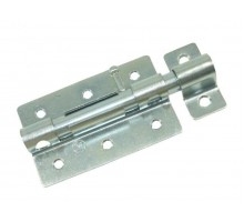 Задвижка дверная 100 мм ЗД-08, белый цинк STARFIX