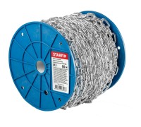 Цепь сварная короткозвенная, оцинк. М3 DIN 766 (бухта 60 м) STARFIX