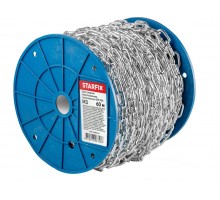 Цепь сварная короткозвенная, оцинк. М3 DIN 766 (бухта 60 м) STARFIX