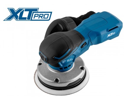 Аккум. эксцентриковая шлифмашина BULL CRS 1218 E в кор. XLTpro SOLO БЕСЩЁТ., 18 В, 125 мм