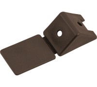 Уголок мебельный пласт. темно-коричневый (4 шт в зип-локе) STARFIX