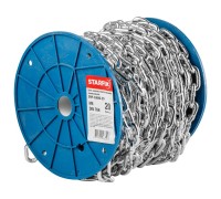 Цепь сварная короткозвенная, оцинк. М6 DIN 766 (бухта 20 м) STARFIX