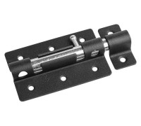 Задвижка дверная 100 мм ЗД-08, черная STARFIX