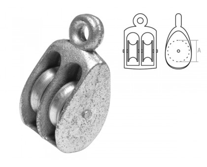 Блок двойной металл 30 мм STARFIX