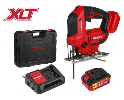 Аккум. лобзик WORTEX CJS 8030 в чем. ALL1 XLT SET 