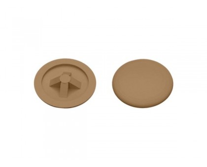 Заглушка для самореза PH2, декоративная бук (50 шт в зип-локе) STARFIX