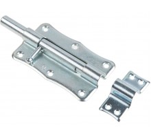 Шпингалет 100 мм фигурный ЗТ2, белый цинк STARFIX