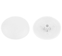 Заглушка для самореза PH2, декоративная белая (50 шт в зип-локе) STARFIX