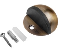 Упор дверной d-45мм круглый бронза STARFIX