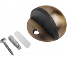 Упор дверной d-45мм круглый бронза STARFIX