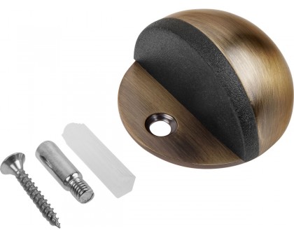 Упор дверной d-45мм круглый бронза STARFIX