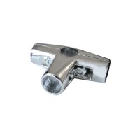 Соединение Т-образное  для 4 труб, хром STARFIX