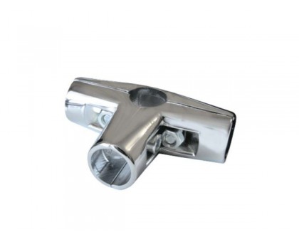 Соединение Т-образное  для 4 труб, хром STARFIX