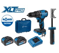 Аккум. дрель-шуруповерт BULL SR 1806 R-series в чем. XLTpro БЕСЩЕТ., Удар., 18 В, 80 Н*м, 2х4 А*ч