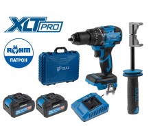 Аккум. дрель-шуруповерт BULL SR 1806 R-series в чем. XLTpro БЕСЩЕТ., Удар., 18 В, 80 Н*м, 2х4 А*ч